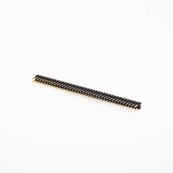 雙排直式排針連接器80pin間距2.54mm單塑插板式 雙排直式排針連接器80pin間距2.54mm單塑插板式