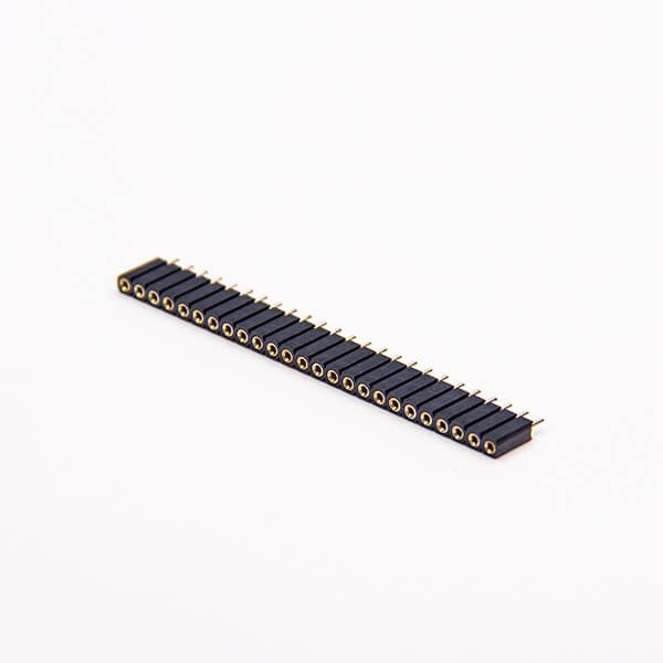 25pin單排排母直式180度間距2.54mm長10mm 25pin單排排母直式180度間距2.54mm長10mm