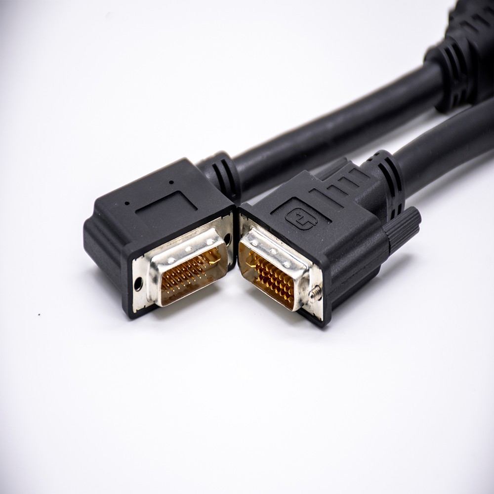 DP20針轉接DVI24+1針直式組裝電纜1米