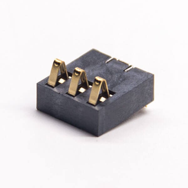 3芯連接器3芯鍍金PH3.0貼板接PCB板安裝對(duì)講機(jī)電池座公插頭