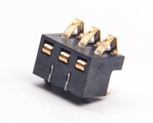 3芯電源連接器PH2.5鍍金貼板安裝接PCB板電池座公插頭