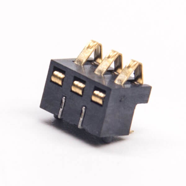 3芯電源連接器PH2.5鍍金貼板安裝接PCB板電池座公插頭