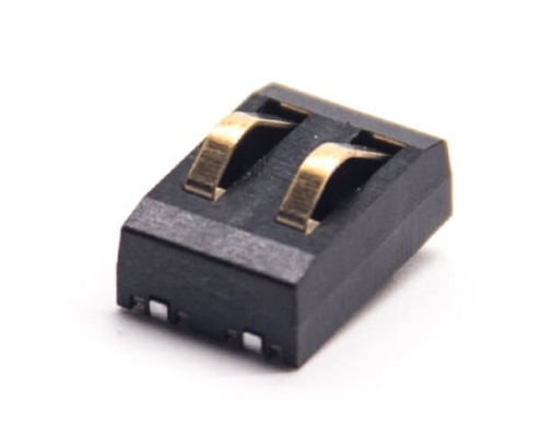接觸彈片電池2芯PCB板貼板安裝鍍金PH4.0公頭電池座