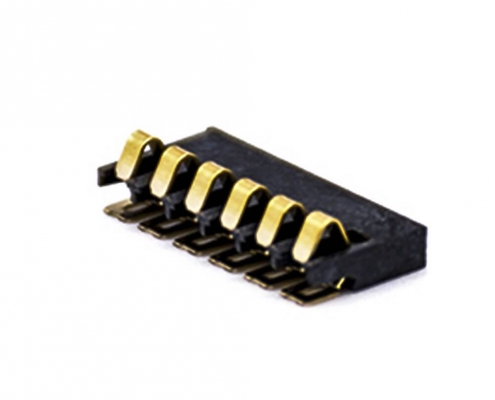 環保電池座間距2.0PH塑高1.7H接PCB板鍍金彈片式貼板