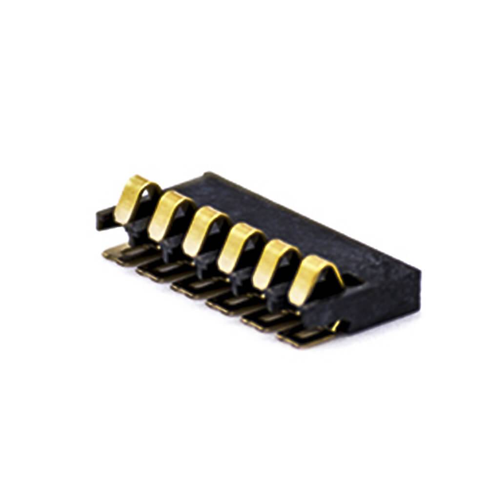 環保電池座間距2.0PH塑高1.7H接PCB板鍍金彈片式貼板