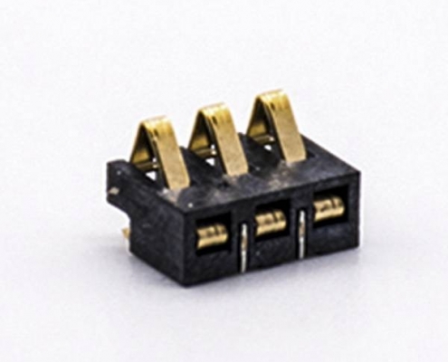 彈片式連接器2.5PH塑高3.0H3芯接PCB板電池座