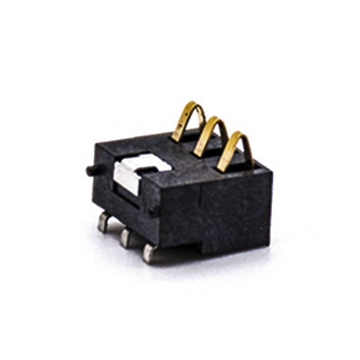 手機(jī)電池座接觸彈片3芯PCB板安裝2.5間距手持設(shè)備專用電池座