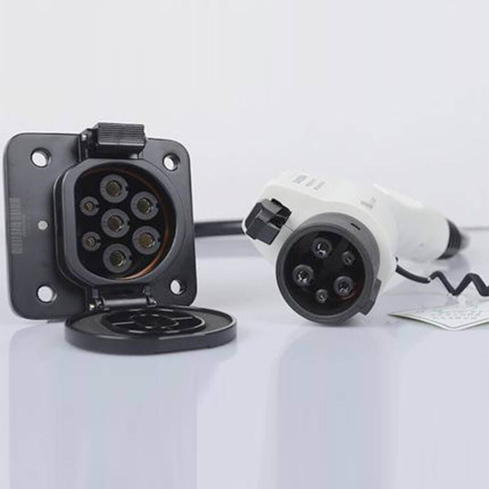特斯拉歐標轉換線奔馳smart新能源充電樁轉接頭充電槍